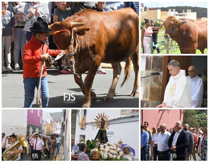 Momentos de los actos populares y religiosos de este miércoles en el Valle de los Nueve Alto/Francisco Javier Santana.